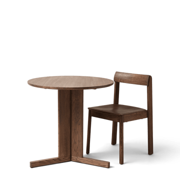 Mesa Trefoil Ø75 cm - Roble ahumado - Form & Refine