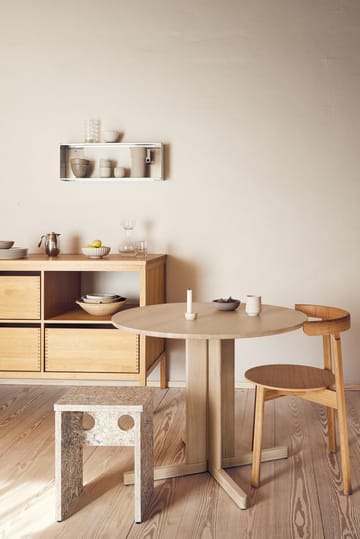 Mesa Trefoil Ø75 cm - Roble blanco - Form & Refine