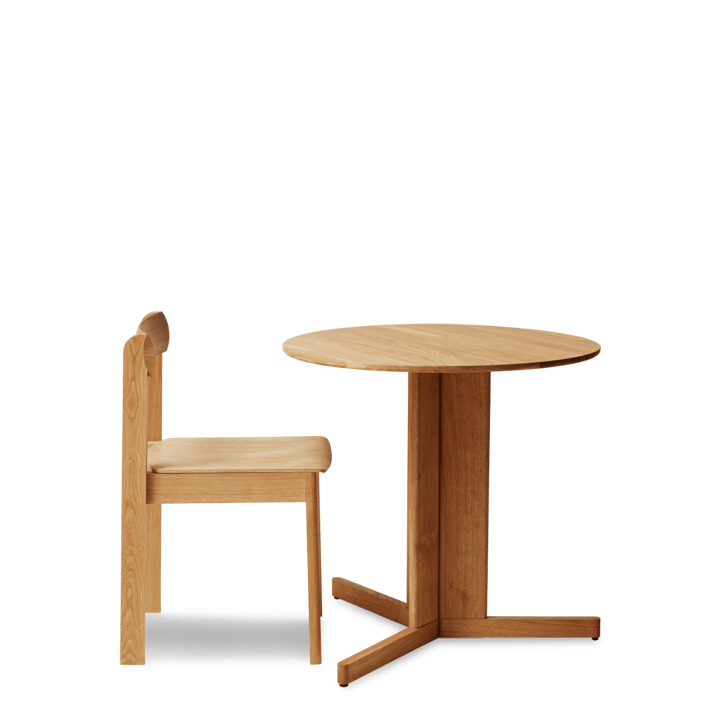 Mesa Trefoil Ø75 cm, Roble Form & Refine