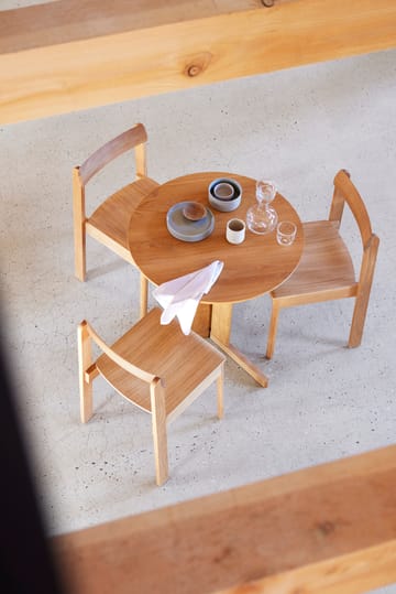 Mesa Trefoil Ø75 cm - Roble - Form & Refine