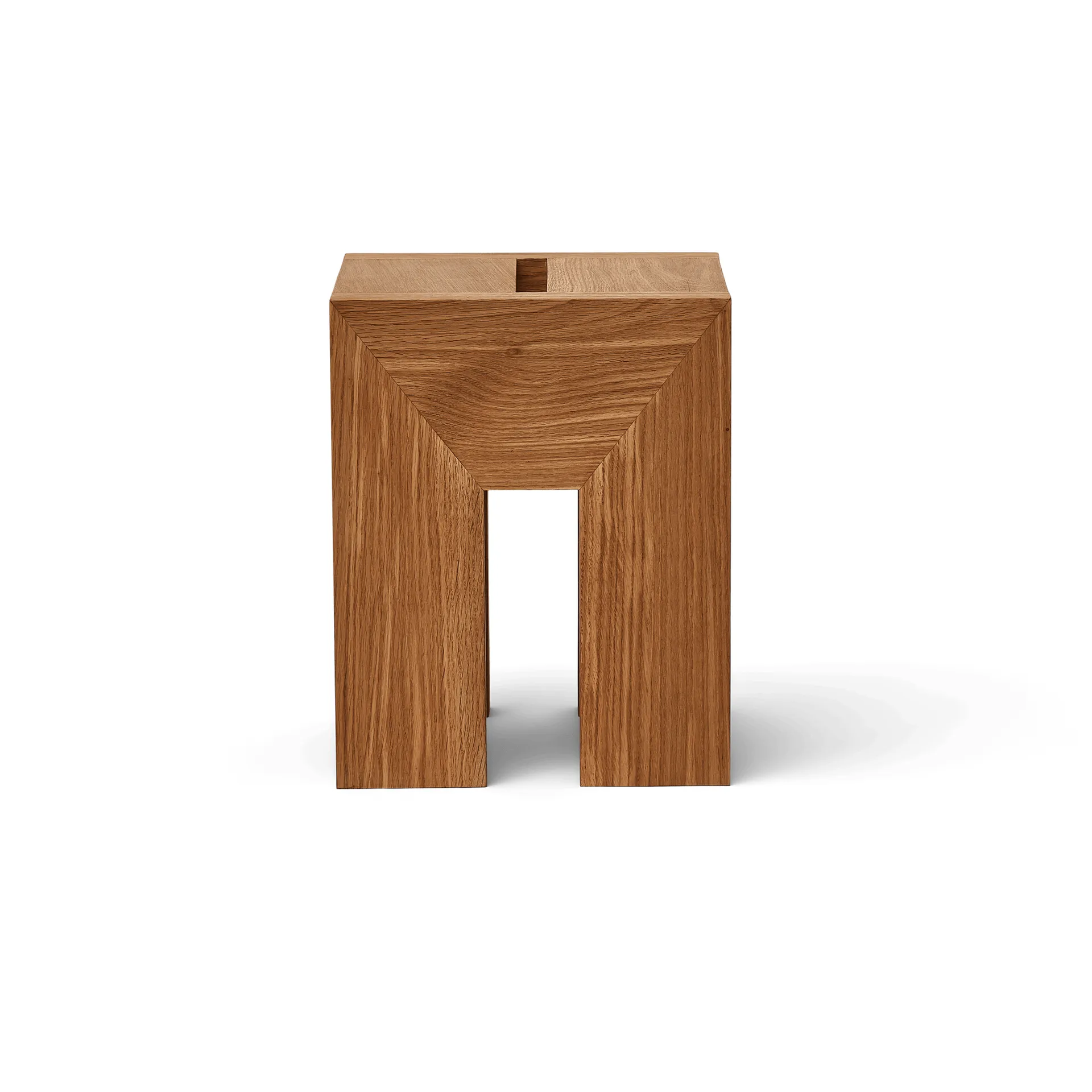 Monolith mesa auxiliar, Roble, 29x29x36 cm Form & Refine