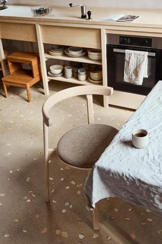 Silla Lunar, Roble blanco-Hallingdal 65-0227 Form & Refine