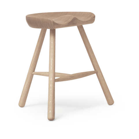 Silla Shoemaker Chair No. 49, Roble aceitado blanco Form & Refine