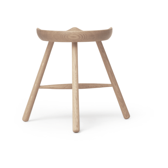 Silla Shoemaker Chair No. 49, Roble aceitado blanco Form & Refine