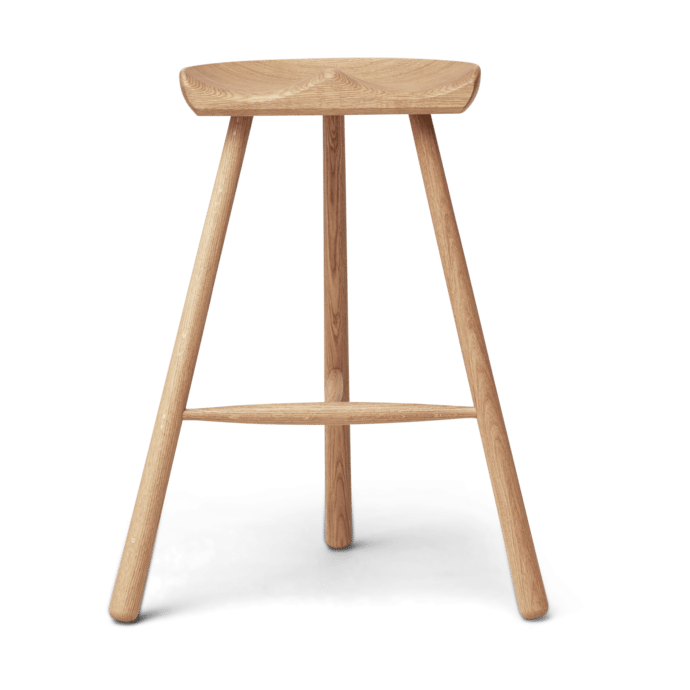 Silla Shoemaker Chair No. 68 - Roble aceitado blanco - Form & Refine