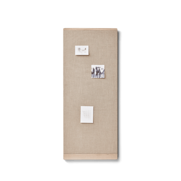 Tablón de corcho Rim 60x145 cm - Roble blanco - Form & Refine