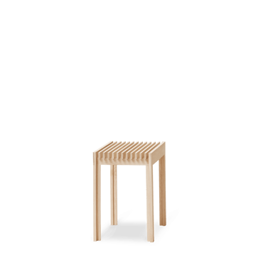 Taburete Lightweight  40x45 cm - Roble blanco - Form & Refine
