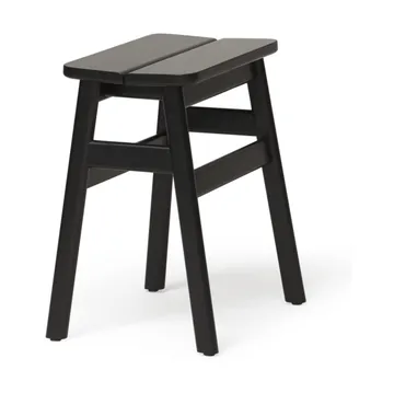 Taburete redondo Angle Standard 45 cm - Black, Ø32x46 cm - Form & Refine