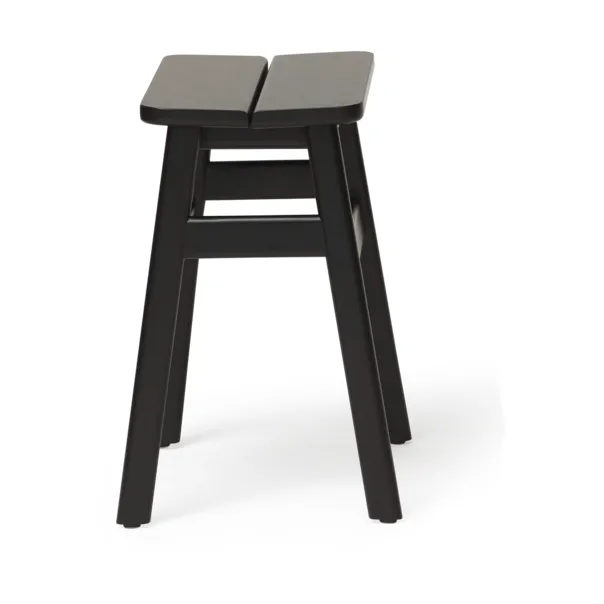 Taburete redondo Angle Standard 45 cm, Black, Ø32x46 cm Form & Refine