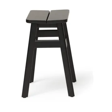 Taburete redondo Angle Standard 45 cm - Black, Ø32x46 cm - Form & Refine