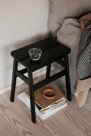 Taburete redondo Angle Standard 45 cm - Black, Ø32x46 cm - Form & Refine