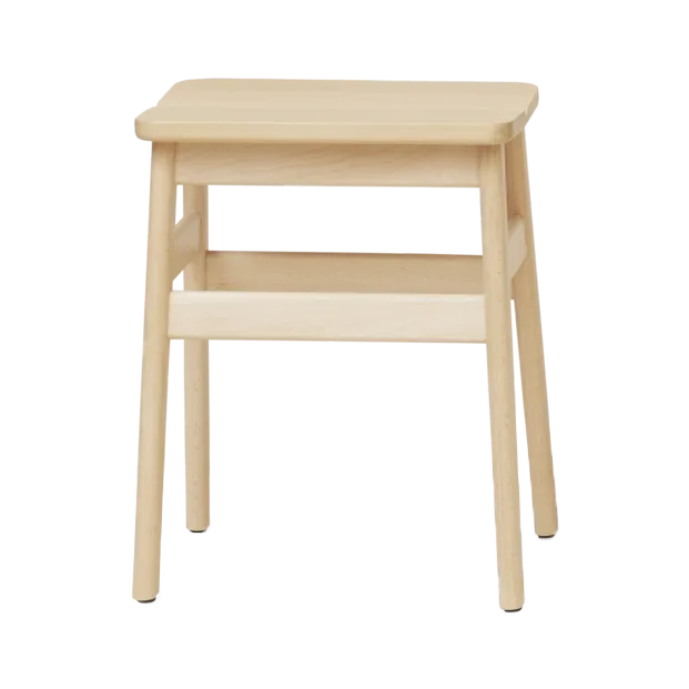 Taburete redondo Angle Standard 45 cm, Haya, Ø32x46 cm Form & Refine