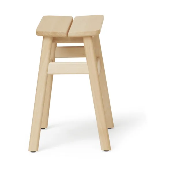 Taburete redondo Angle Standard 45 cm, Haya, Ø32x46 cm Form & Refine