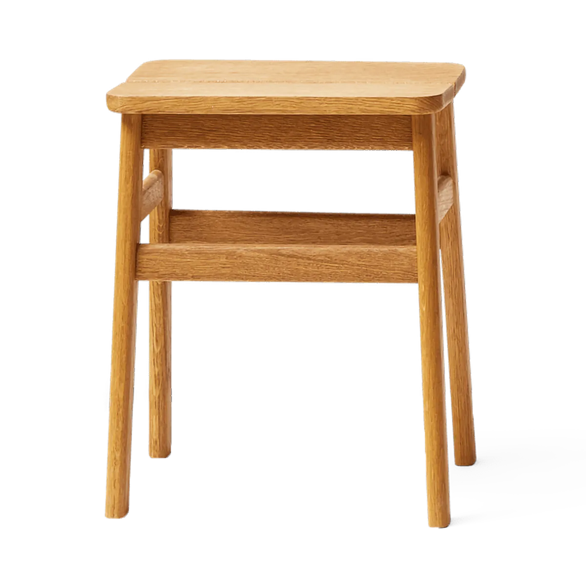 Taburete redondo Angle Standard 45 cm, Roble, Ø32x46 cm Form & Refine