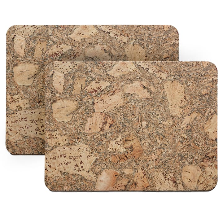 2 Manteles individuales Cork 30x40 cm - Natural - Formgatan