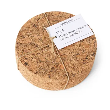 4 Posavasos Cork - Natural - Formgatan