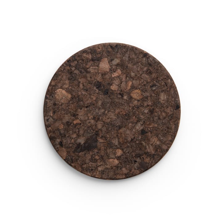 4 Posavasos Cork, Smoked Formgatan