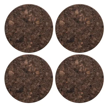 4 Posavasos Cork - Smoked - Formgatan