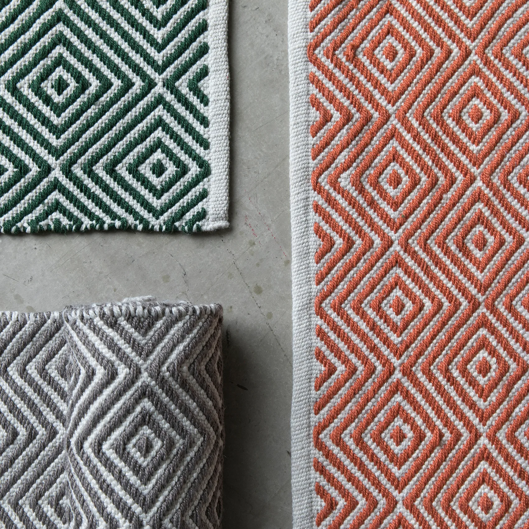 Alfombra Diamond 200x300 cm, Green Formgatan