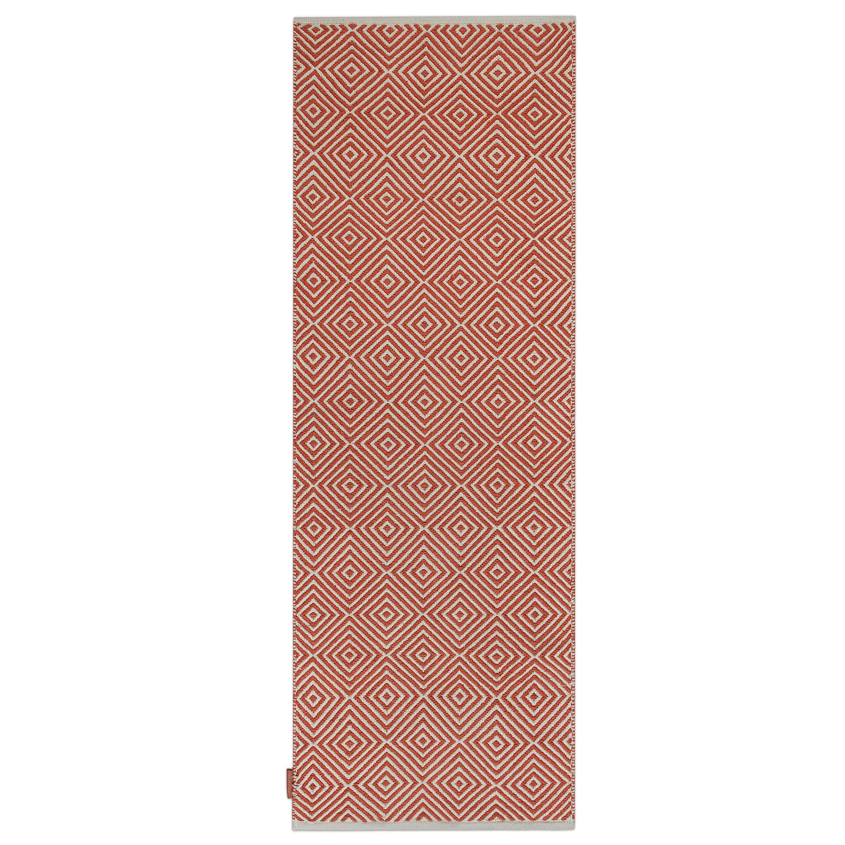 Alfombra Diamond 70x200 cm, Burnt orange Formgatan