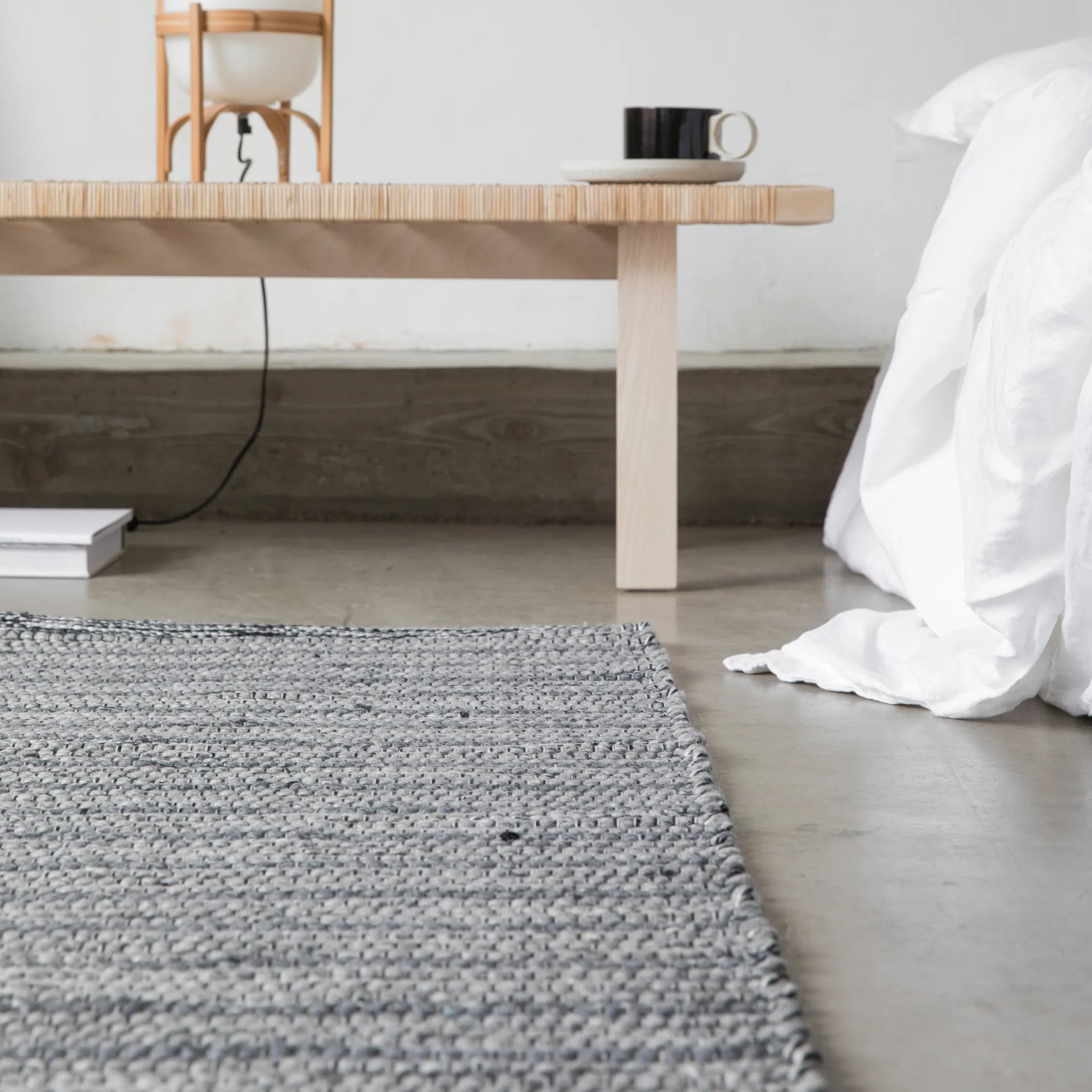 Alfombra Stripe 200x300 cm, Grey Formgatan