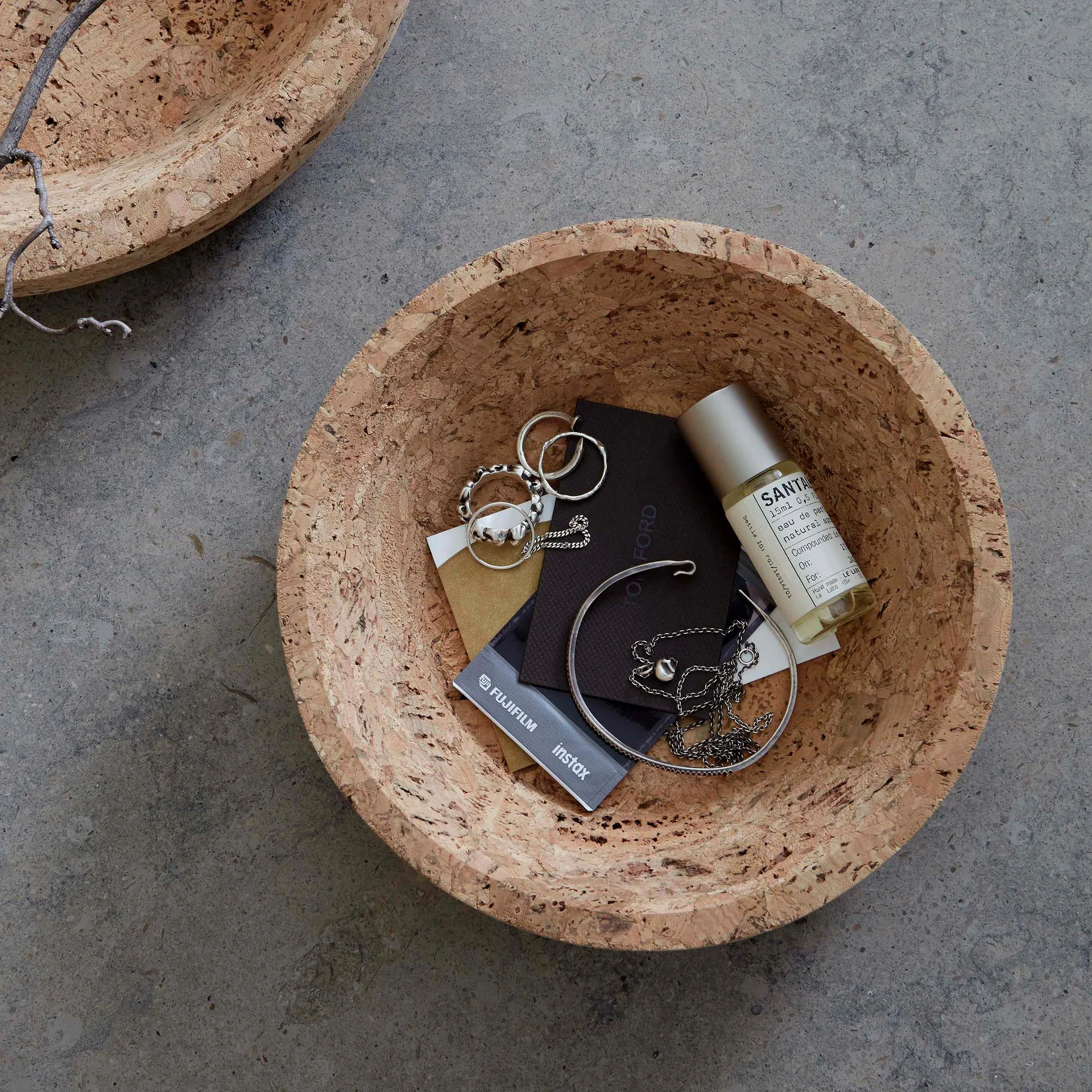 Bol Cork S 20 cm, Natural Formgatan