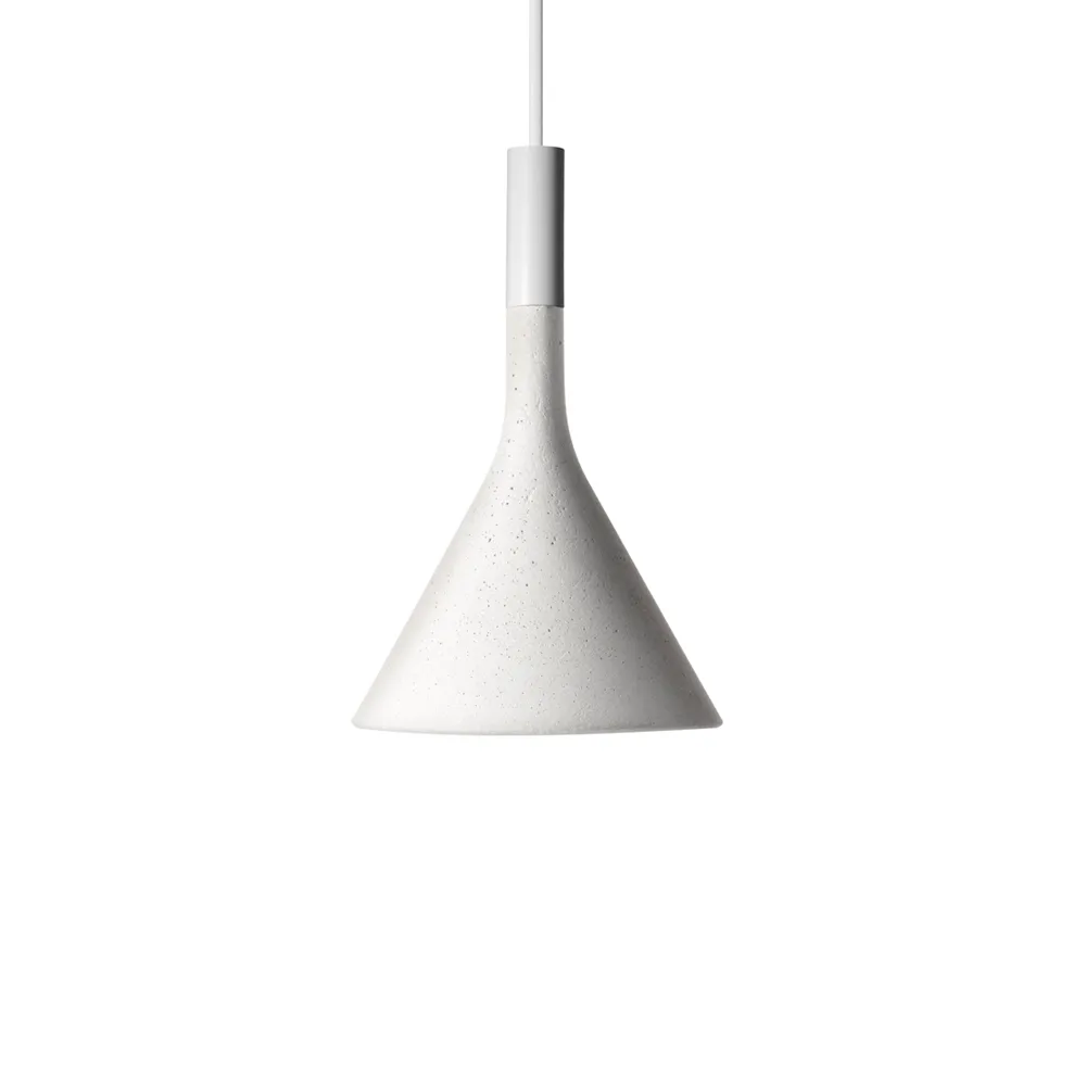 Lámpara colgante Aplomb mini , Blanco, hormigón blanco Foscarini