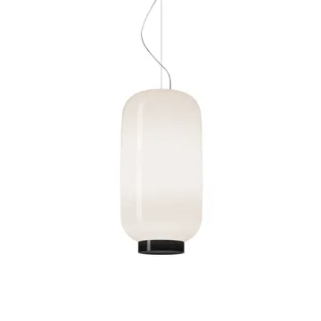 Lámpara colgante Chouchin 2 Reverse - Blanco/negro - Foscarini