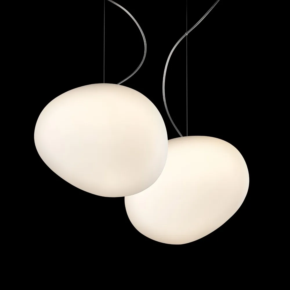 Lámpara colgante Gregg grande , Blanco Foscarini