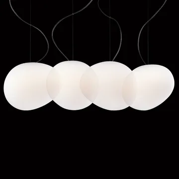 Lámpara colgante Gregg mediana  - Blanco - Foscarini