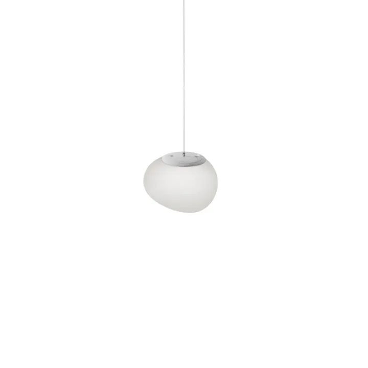 Lámpara colgante Gregg piccola - Blanco - Foscarini