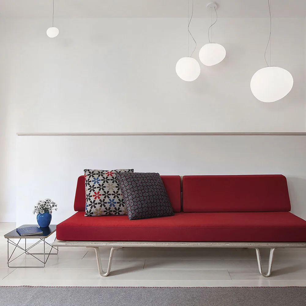 Lámpara colgante Gregg piccola, Blanco Foscarini