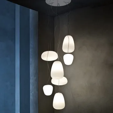 Lámpara colgante Rituals 1  - Blanco - Foscarini
