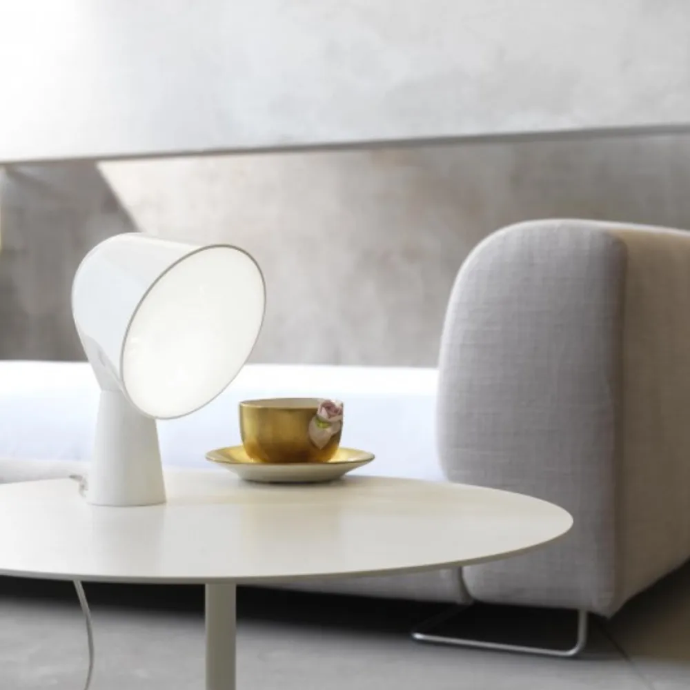 Lámpara de mesa Binic, Blanco Foscarini