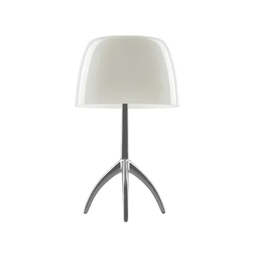 Lámpara de mesa regulable Lumiere Grande  - Blanco cálido, aluminio - Foscarini