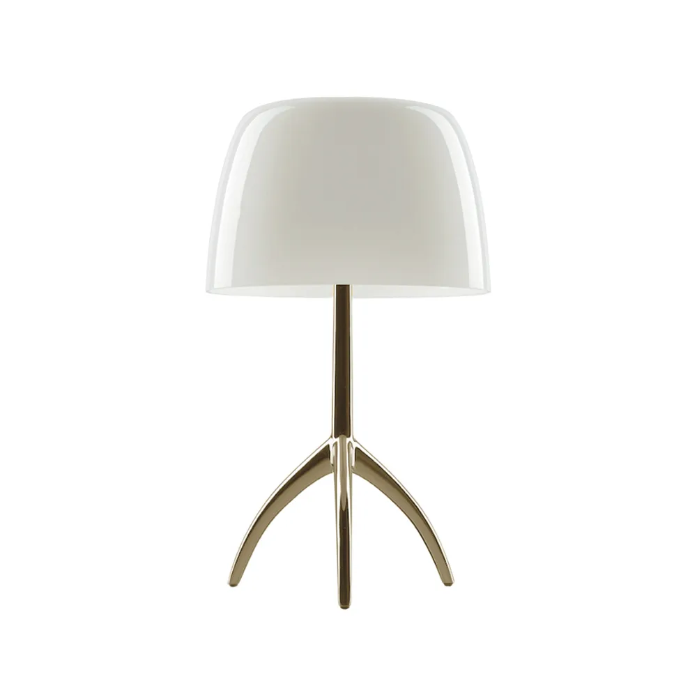 Lámpara de mesa regulable Lumiere Grande , Blanco cálido, champán Foscarini