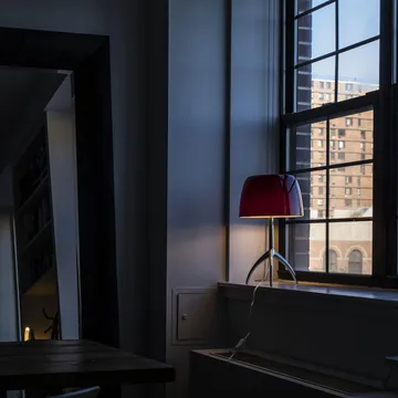 Lámpara de mesa regulable Lumiere Grande  - Blanco cálido, champán - Foscarini