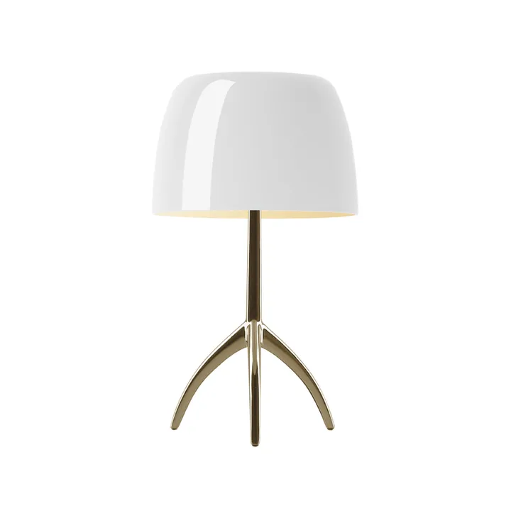 Lámpara de mesa regulable Lumiere Grande  - Blanco, champán - Foscarini