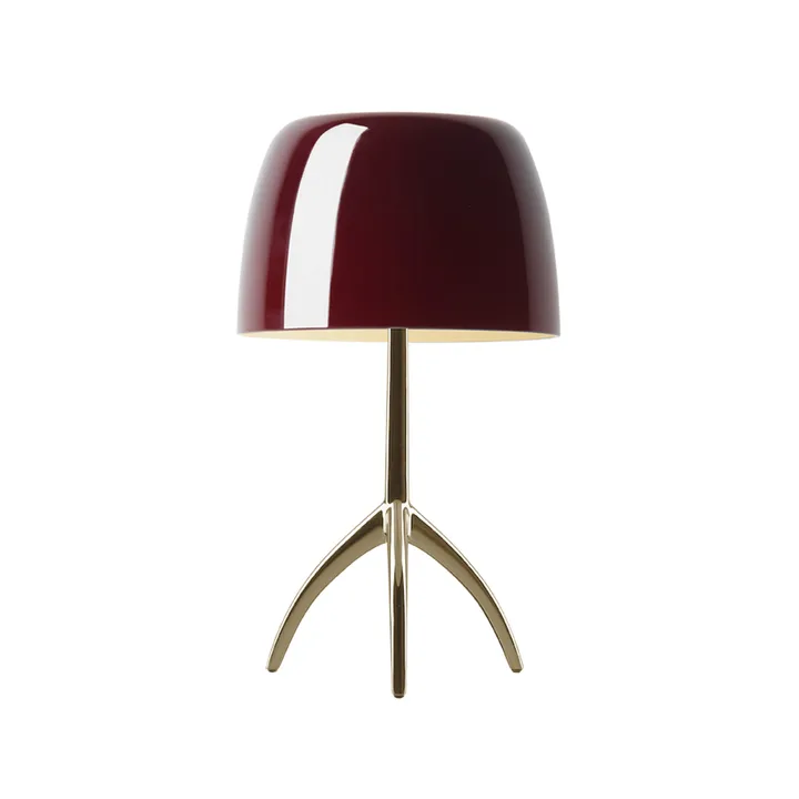 Lámpara de mesa regulable Lumiere Grande  - Rojo cereza, champán - Foscarini