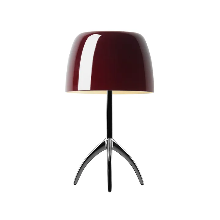 Lámpara de mesa regulable Lumiere Grande  - Rojo cereza, negro comado - Foscarini