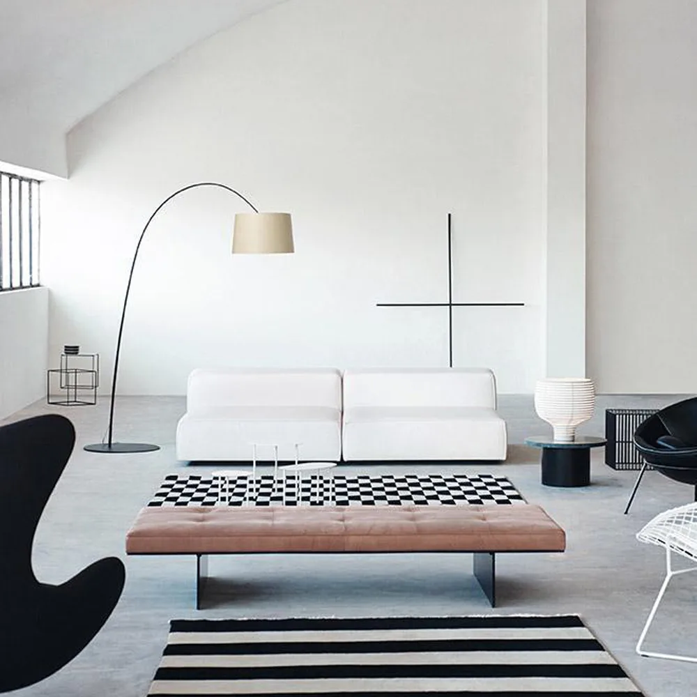 Lámpara de pie Twiggy Wood, Greige Foscarini