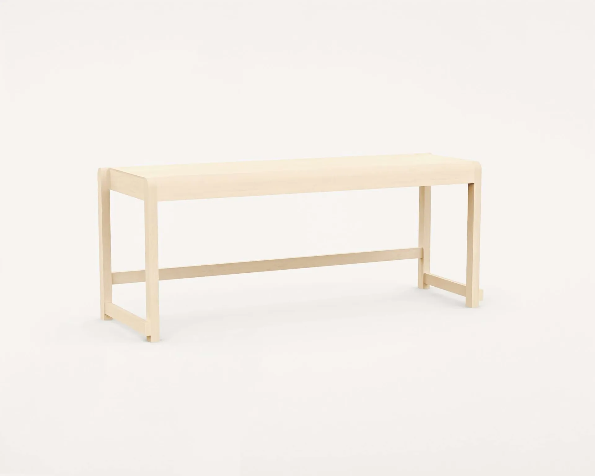 Banco Bench 01, Abedul, 114,6x37x46 cm FRAMA