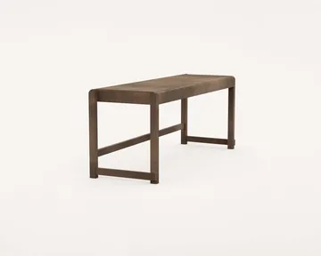 Banco Bench 01 - Abedul marrón oscuro, 114,6x37x46 cm - FRAMA