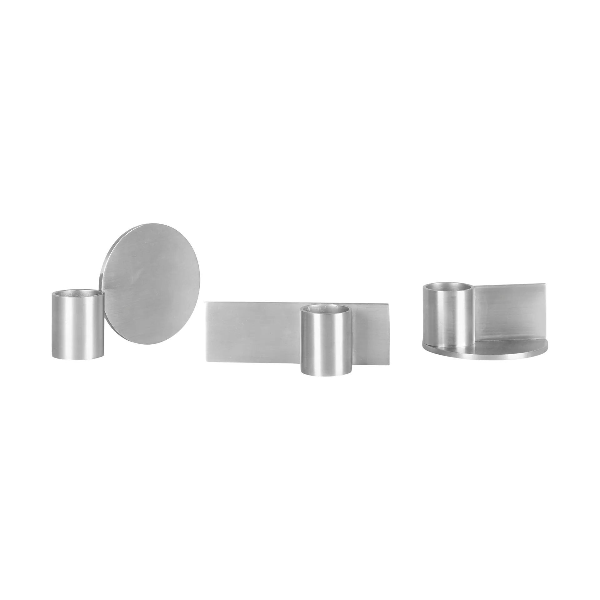 Candelabro Fundament, Molde 2, acero inoxidable, 3x9x3 cm FRAMA
