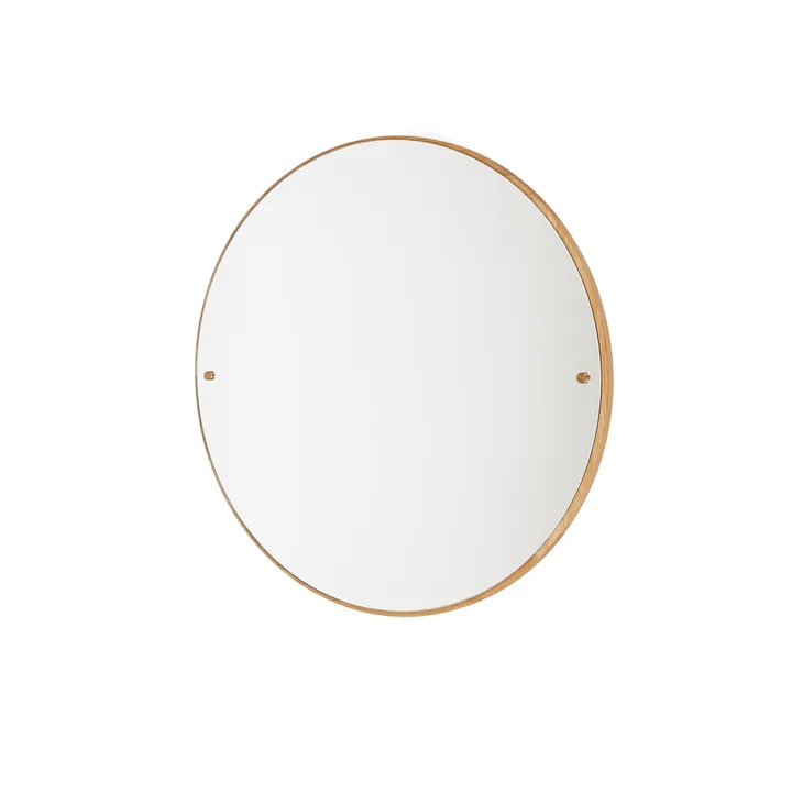 Espejo CM Circle - Roble, medium, Ø60 cm - FRAMA