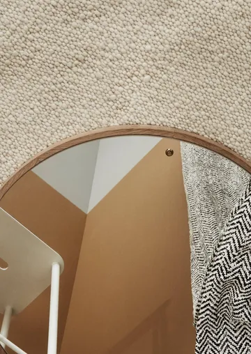 Espejo CM Circle - Roble, medium, Ø60 cm - FRAMA