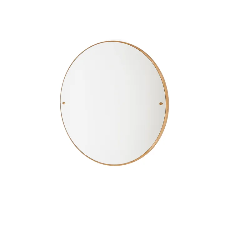 Espejo CM Circle - Roble, small, Ø45 cm - FRAMA