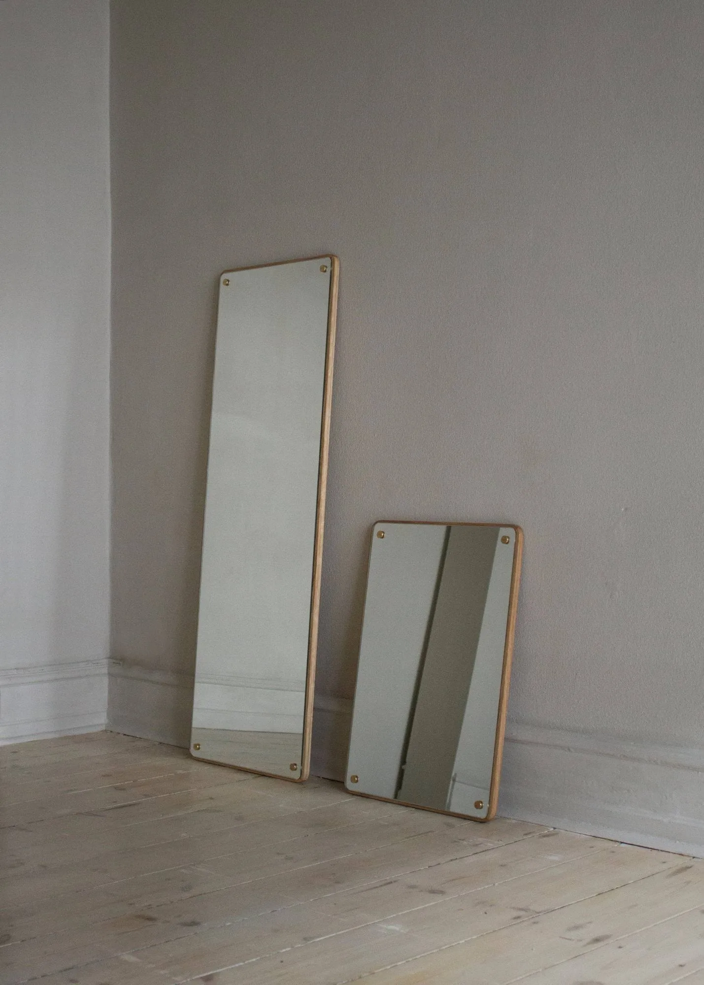 Espejo RM-1 Rectangular, Roble, small, 58x40 cm FRAMA