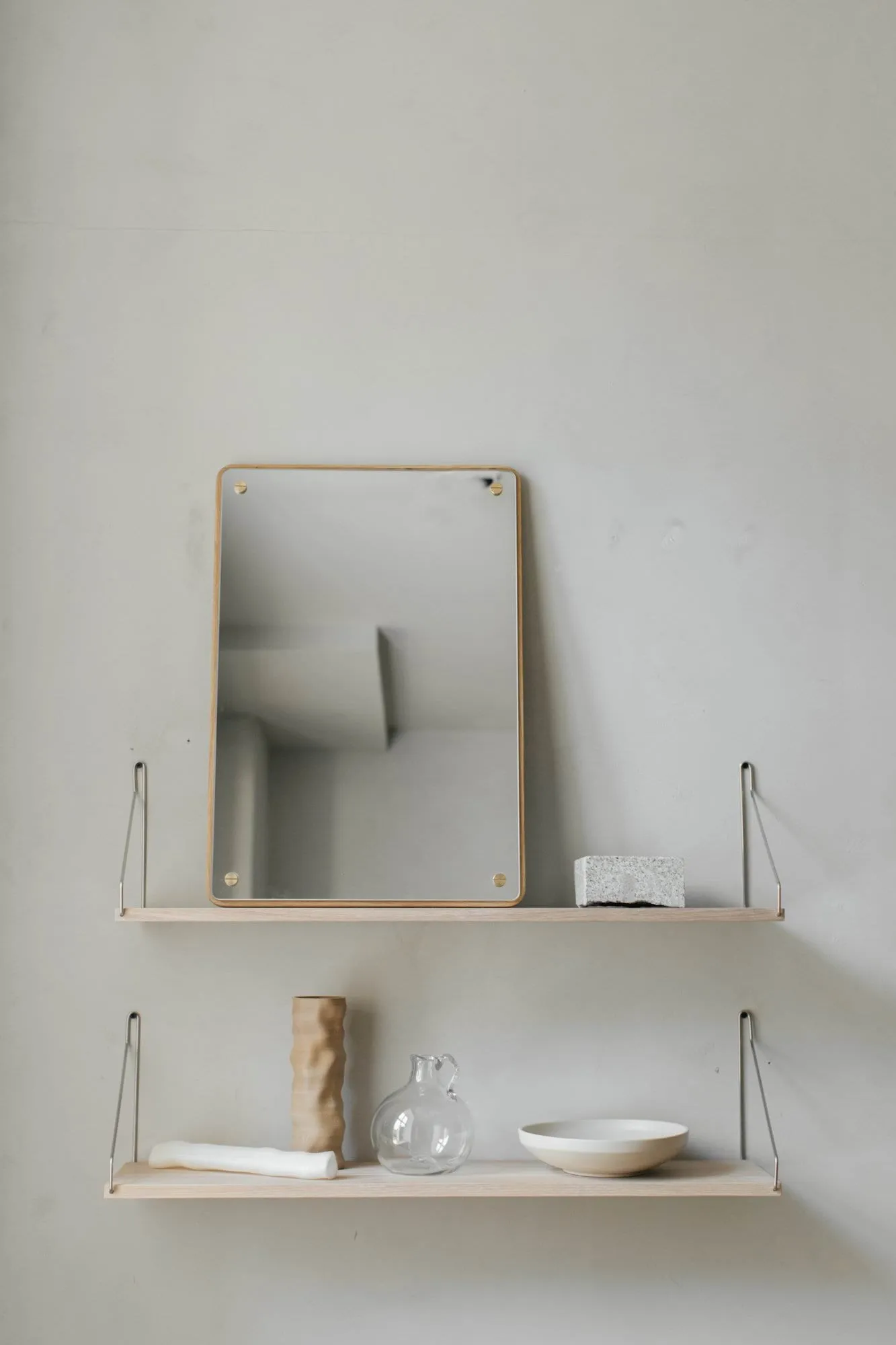 Espejo RM-1 Rectangular, Roble, small, 58x40 cm FRAMA