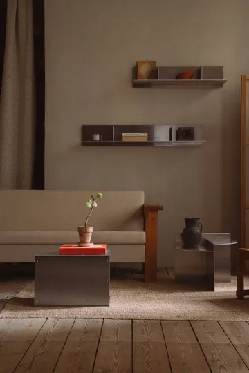 Estante de pared Rivet Shelf - Aluminium, small, 87,6x20,6x22,1 cm - FRAMA